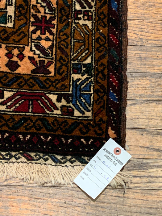 Terkaman Tribal Baluch Oriental Rug 4" x 6' 8" (A)