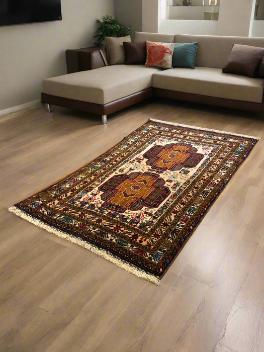 Terkaman Tribal Baluch Oriental Rug 4" x 6' 8" (A)