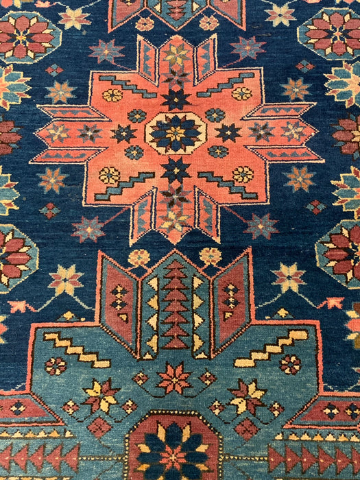 Antique Kazak Rug, circa 1910-1920. 4" x 6' 8"