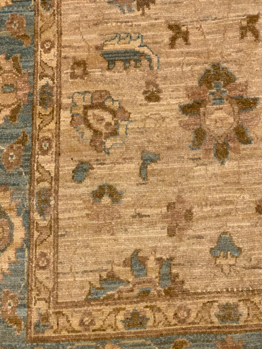 Hand-Knotted Sultanabad Vegetable-Dyed Wool Rug, 3' 3" x 6'