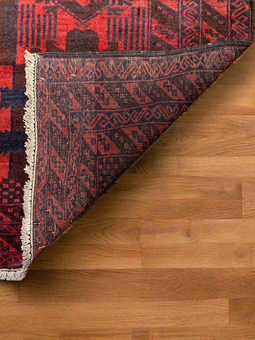Terkaman Tribal Baluch Oriental Rug SIze 3' 9" x 6" (A)