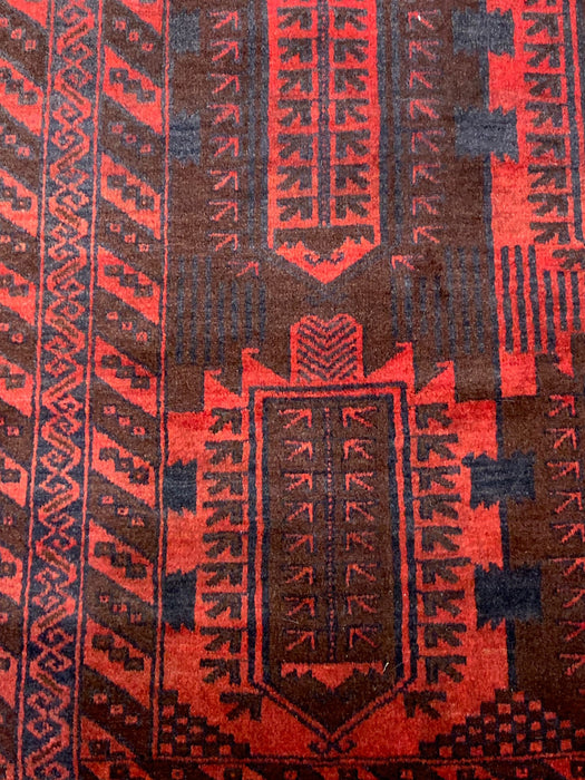 Terkaman Tribal Baluch Oriental Rug SIze 3' 9" x 6" (A)