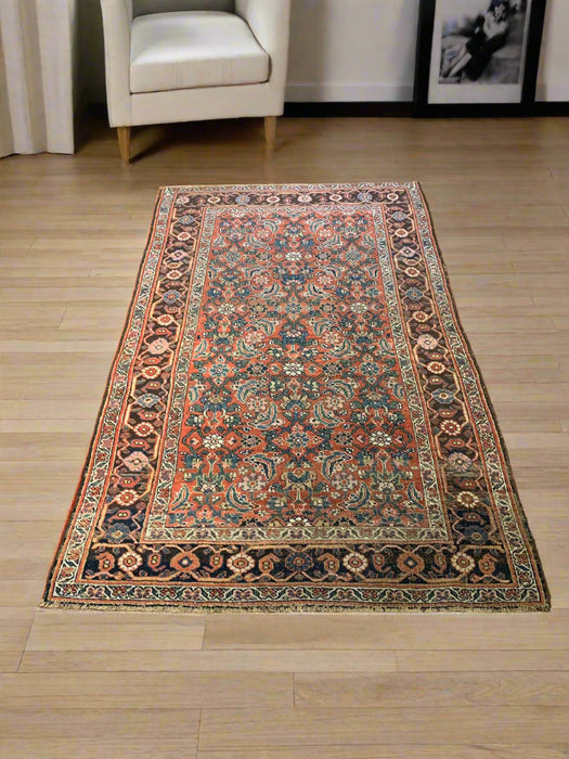 Timeless Beauty, Woven by Hand. Antique Persian Rug, size 4' x 6' (F)