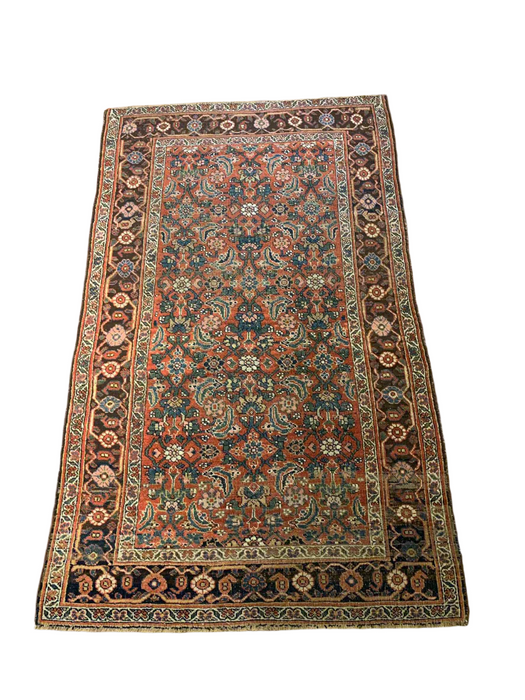 Timeless Beauty, Woven by Hand. Antique Persian Rug, size 4' x 6' (F)