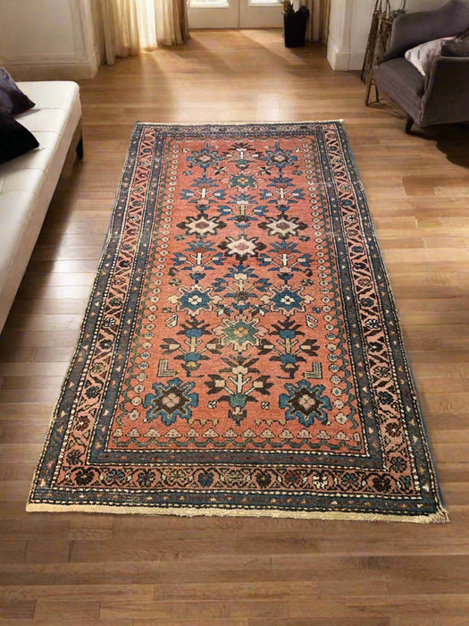 Timeless Beauty, Woven by Hand. Antique Persian Rug, size 3' 2" x 6' 5" (F)
