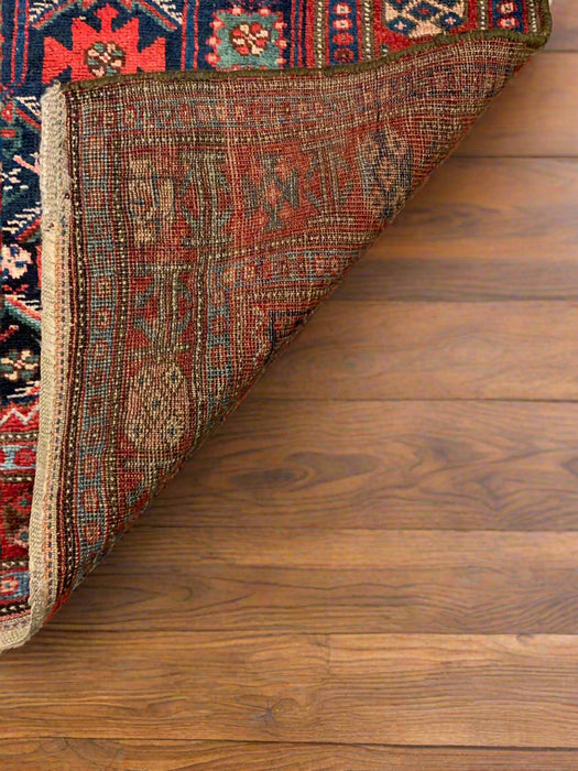 Timeless Beauty, Woven by Hand. Antique Persian Rug, size 4" x 6' 10" (F)