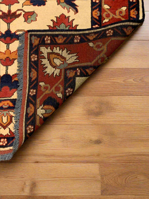 Terkaman Tribal Afghan Oriental Rug, size 4" x 6"