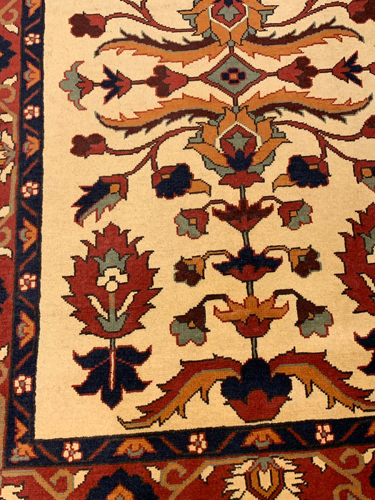 Terkaman Tribal Afghan Oriental Rug, size 4" x 6"