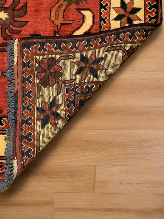 Terkaman Tribal Afghan Oriental Rug, size 4" x 6' 3"