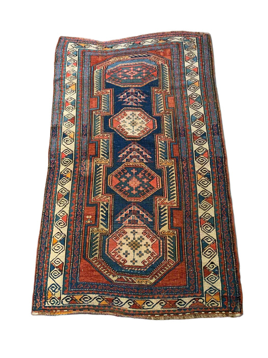 Timeless Beauty, Woven by Hand. Antique Persian Rug, size 3' 5" x 6' 2"(F)