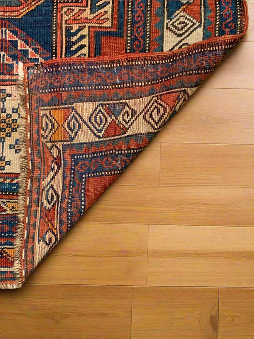 Timeless Beauty, Woven by Hand. Antique Persian Rug, size 3' 5" x 6' 2"(F)