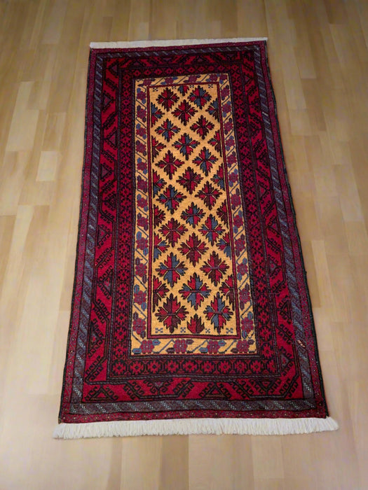 Terkaman Tribal Baluch Oriental Rug 3' 3" x 6' 3"(A)