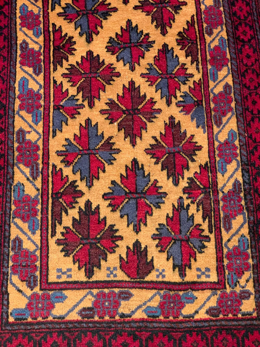 Terkaman Tribal Baluch Oriental Rug 3' 3" x 6' 3"(A)