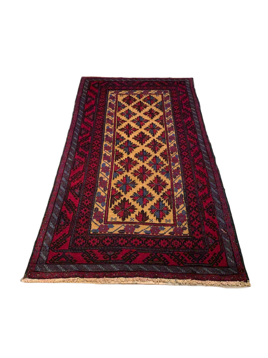 Terkaman Tribal Baluch Oriental Rug 3' 3" x 6' 3"(A)