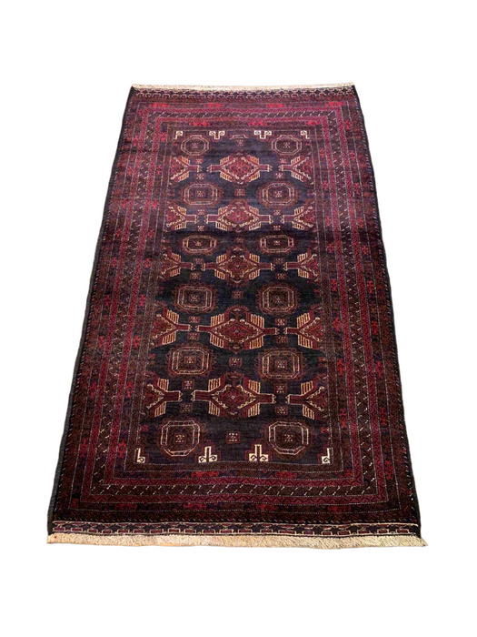 Terkaman Tribal Baluch Oriental Rug 3' 9" x 6' 5" ( A)