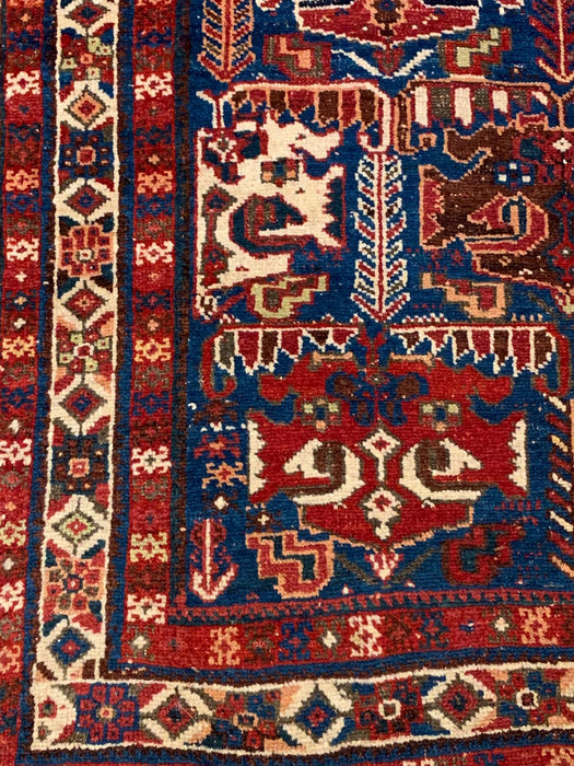 Timeless Beauty, Woven by Hand. Antique Persian Rug, size 4" x 6" ( F)