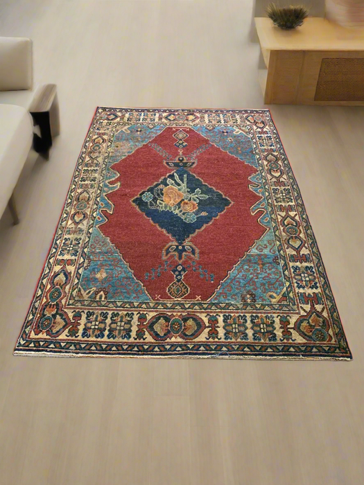 Antique Khotan Samarkand Rug, circa 1910's, size 4" x 6"