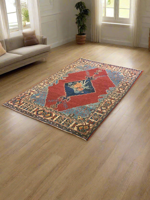 Antique Khotan Samarkand Rug, circa 1910's, size 4" x 6"