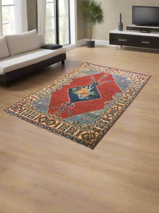 Antique Khotan Samarkand Rug, circa 1910's, size 4" x 6"