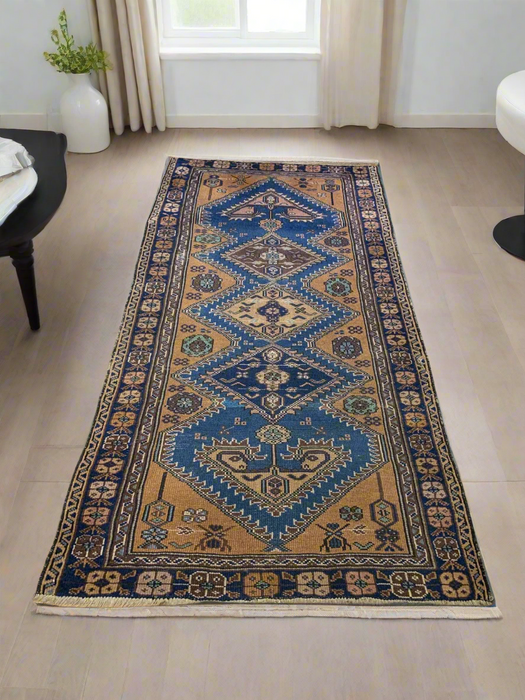 Antique  Caucassionm Rug, circa 1910-1920. Size 3' 2" x 6"