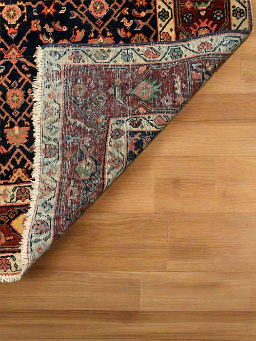 Timeless Beauty, Woven by Hand. Antique Persian Hamadan Rug, size 4' 3" x 6"(F)