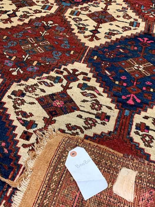 Timeless Beauty, Woven by Hand. Antique Persian Afshar Rug, size 4' 8" x 6" (F) Antique Persian Bakhtiar