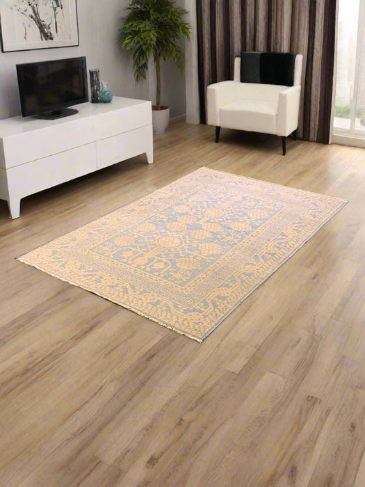 Khotan Pomegranate design Oriental Rug, size 4' x 6'