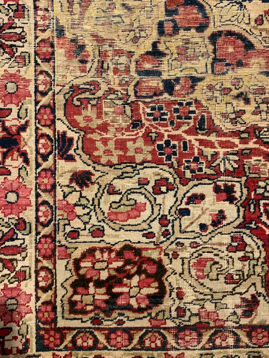 Timeless Beauty, Woven by Hand. Antique Persian Kirman Rug, size 4' 2" x 6" (F)