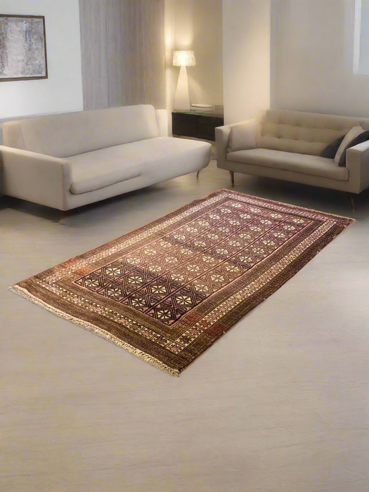 Terkaman Tribal Baluch Oriental Rug 4' 2" x 7' 3" (A)