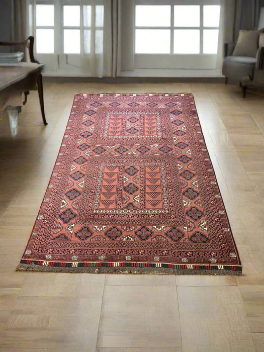 Terkaman Tribal Baluch Oriental Rug 3' 9" x 6"(A)