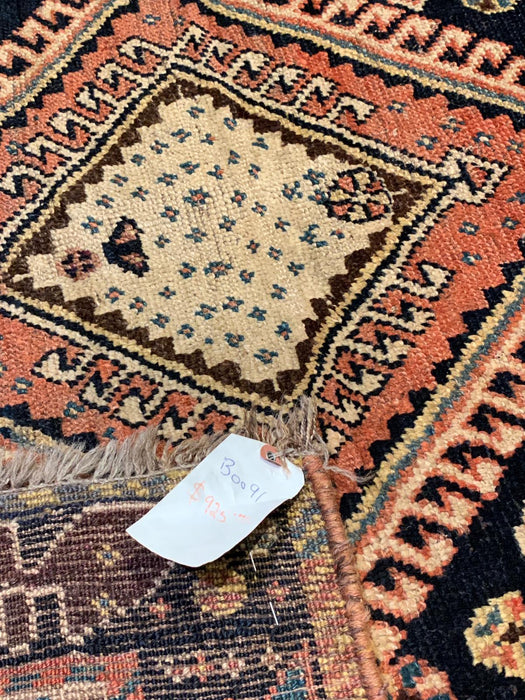 Timeless Beauty, Woven by Hand. Antique Afshar Persian Rug, size 4' 4" x 6" (F)