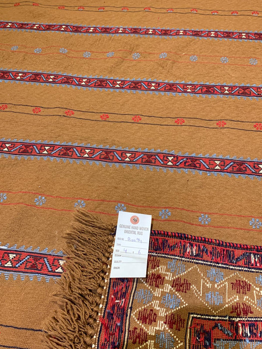 Afghan Kilim Handwoven flatweave Rug – size 4" x 6"