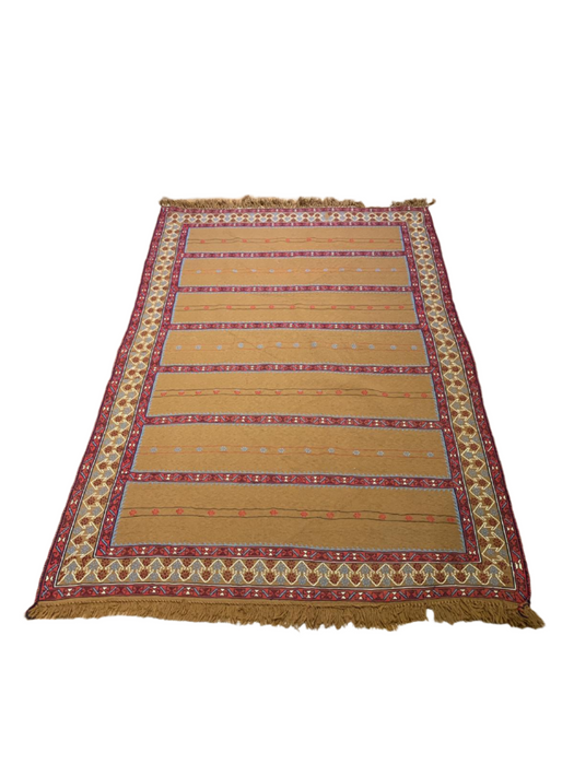 Afghan Kilim Handwoven flatweave Rug – size 4" x 6"