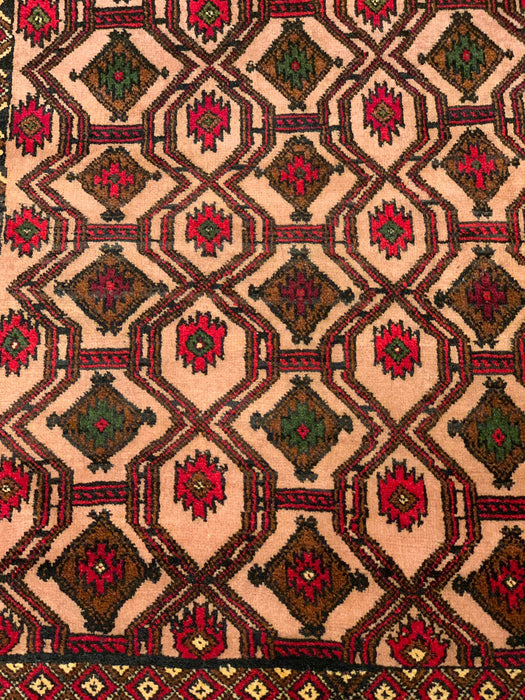 Terkaman Tribal Baluch Oriental Rug 3' 9" x 5' 10" (A)