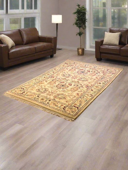 Terkaman Tribal Afghan Oriental Rug, size 4' x 6'