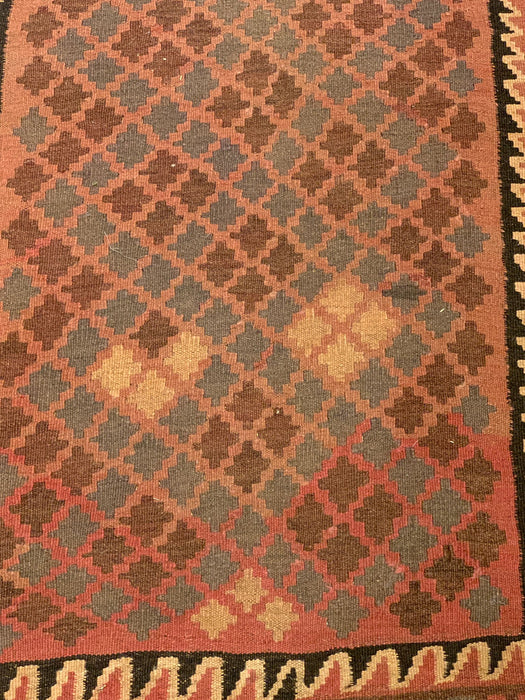 Afghan Kilim Handwoven flatweave Rug – size 4' 3" x 6' 4"