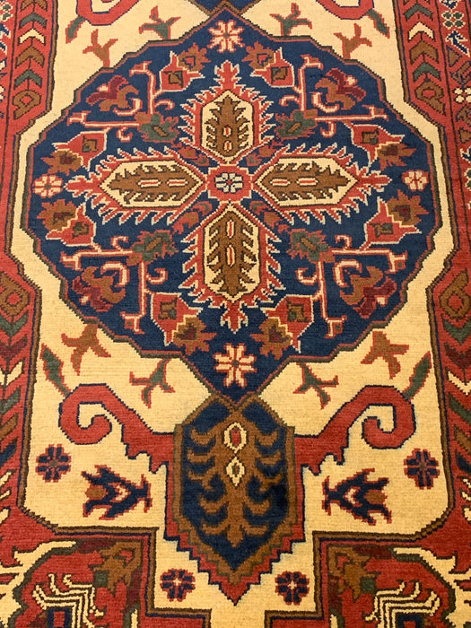 Terkaman Tribal Afghan Oriental Rug, size 4" x 6' 8"