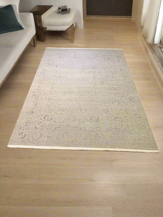Persian-Inspired. Modern Defined. Turkish Made Rug, size 5" x 7' 7"