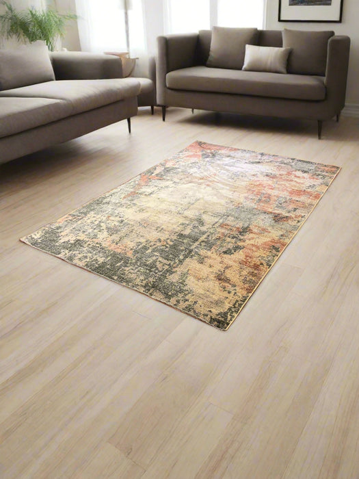 Persian-Inspired. Modern Defined. Turkish Made Rug, size 5" x 7' 7"