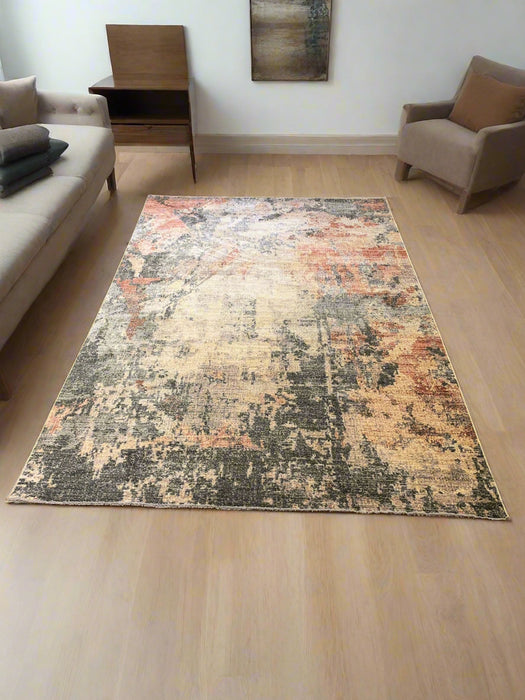 Persian-Inspired. Modern Defined. Turkish Made Rug, size 5" x 7' 7"