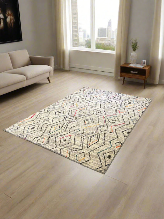 Persian-Inspired. Modern Defined. Turkish Made Rug, size 5' 2" x 7' 5"