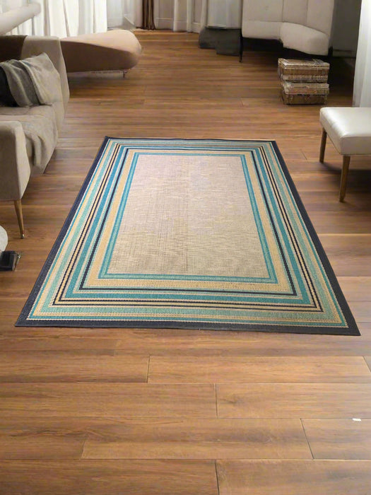 Persian-Inspired. Modern Defined. Turkish Made Rug, size 5' 3" x 7' 7"