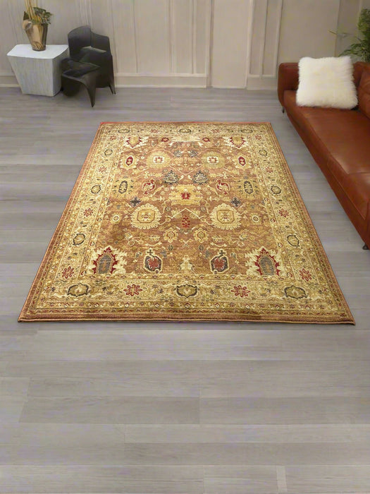 Persian-Inspired. Modern Defined. Turkish Made Rug, size 5' 3" x 7' 6"