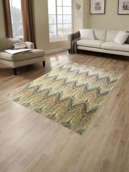 Persian-Inspired. Modern Defined. Turkish Made Rug, size 5' 2" x 7' 7"