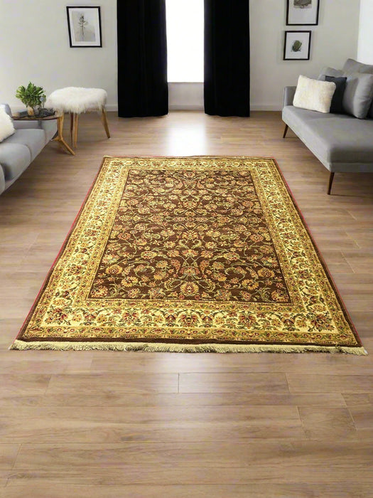 Persian-Inspired. Modern Defined. Turkish Made Rug, size 5' 5" x 7' 7"