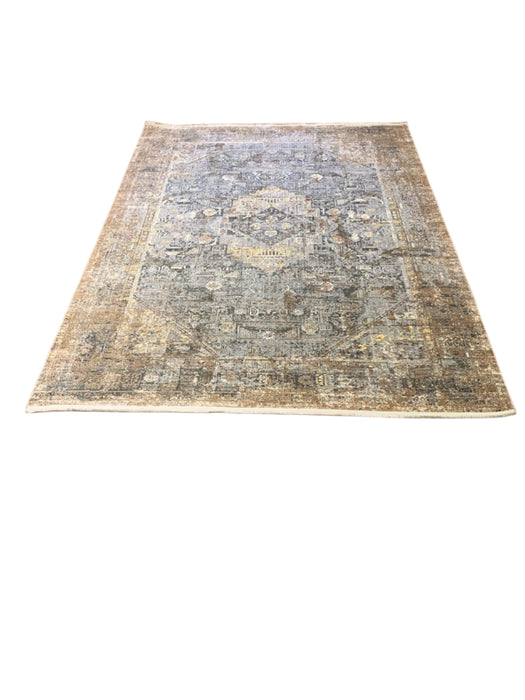 Persian-Inspired. Modern Defined. Turkish Made Rug, size 5' 2" x 7' 7"(O) cintemperory