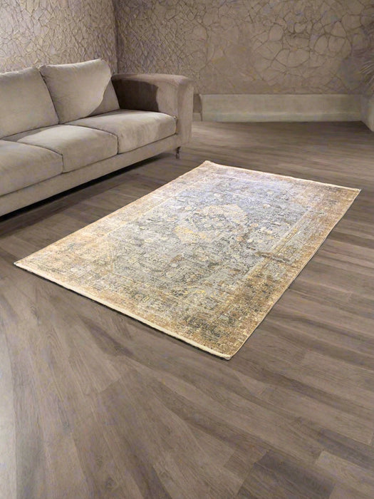 Persian-Inspired. Modern Defined. Turkish Made Rug, size 5' 2" x 7' 7"(O) cintemperory