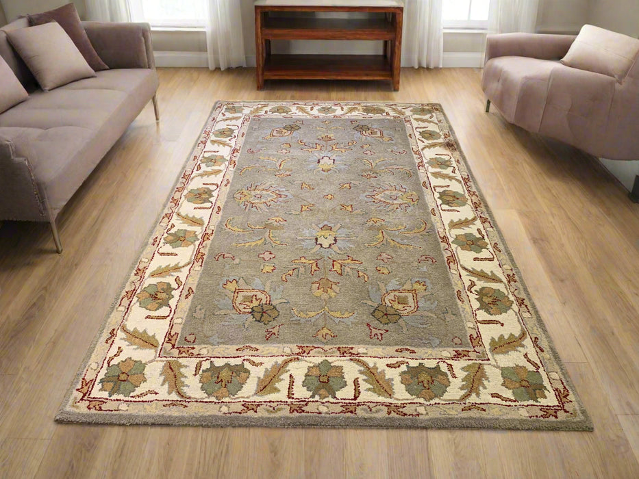Persian-Inspired. Modern Defined. Turkish Made Rug, size 5" x 7' 9"
