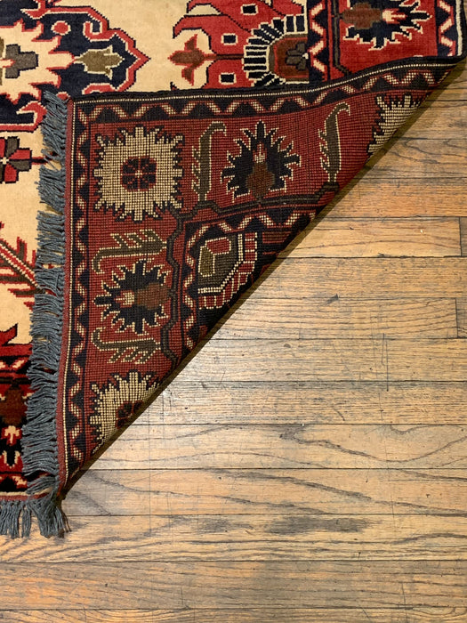 Terkaman Tribal Afghan Oriental Rug - size 5' 4" x 6' 7" (Q)