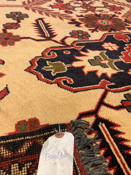 Terkaman Tribal Afghan Oriental Rug - size 5' 4" x 6' 7" (Q)